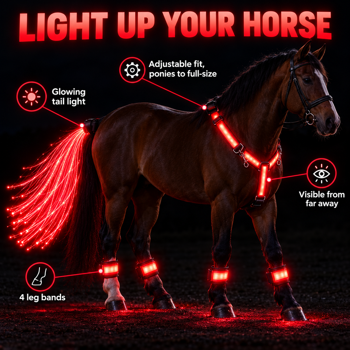 GoLux Horse · LED Glow Kit